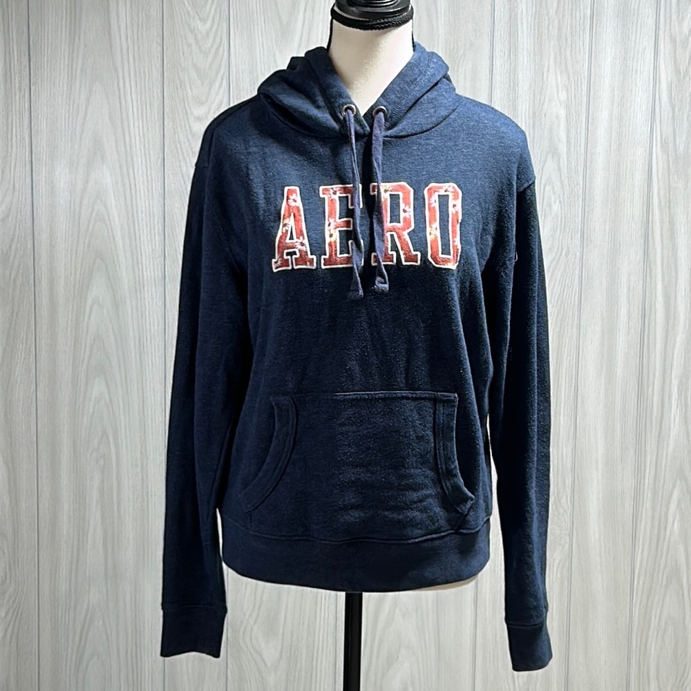 Aeropostale blue hoodie size small